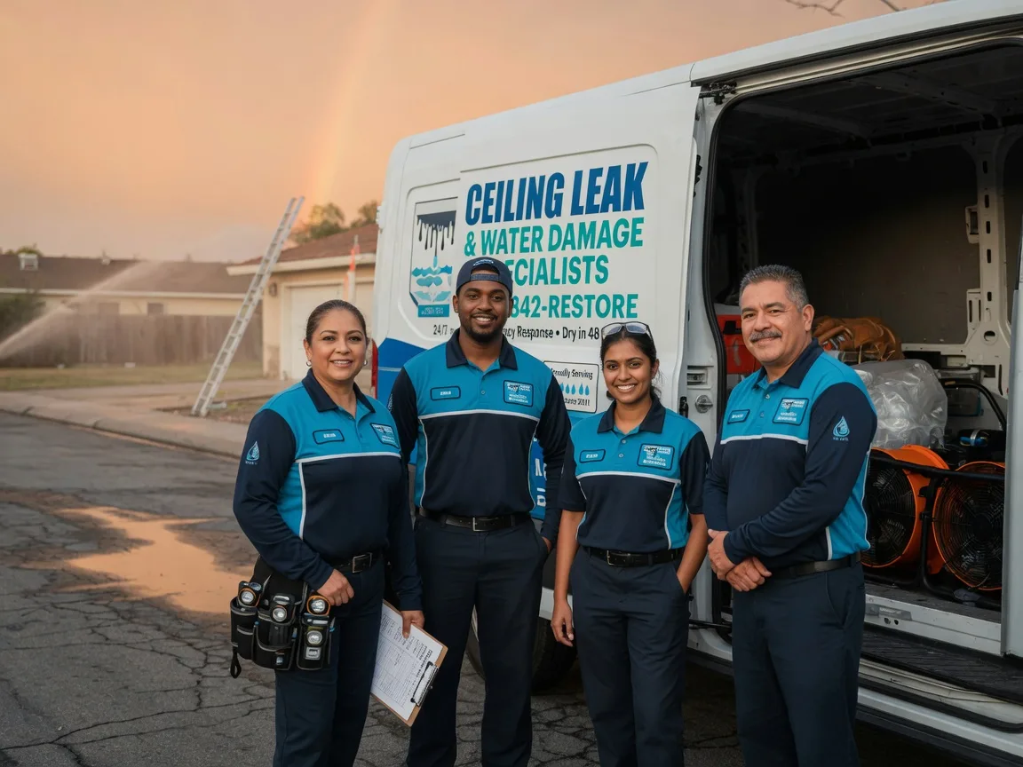 Ceiling Leak Cleanup company in Ophiem, IL