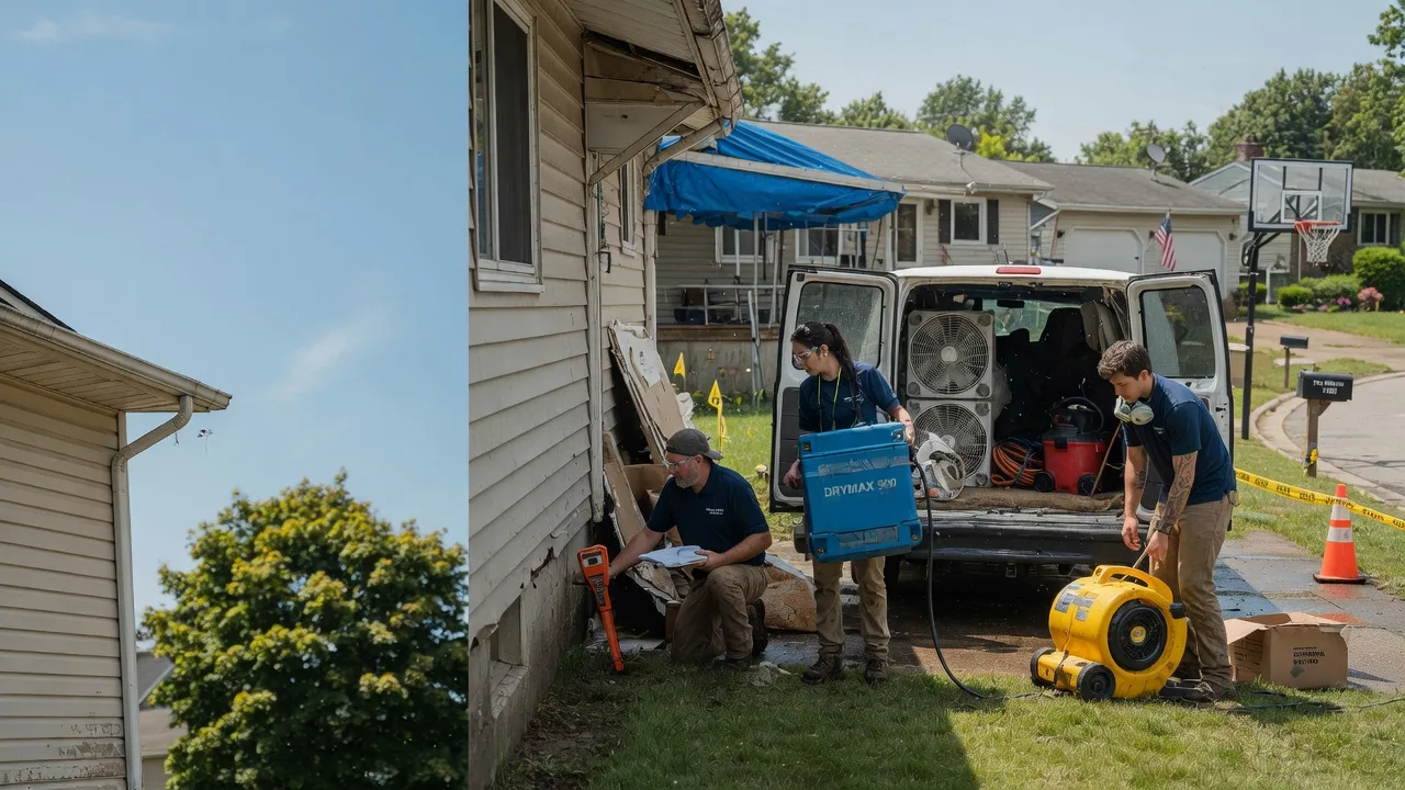 Ceiling Leak Cleanup in Ophiem, IL near me